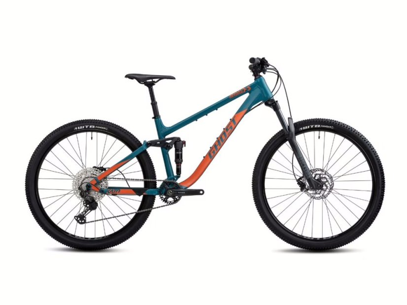 GHOST Kato FS Universal 27.5 Blue Green/Monarch Orange Matt (2025) - Varianta: XS