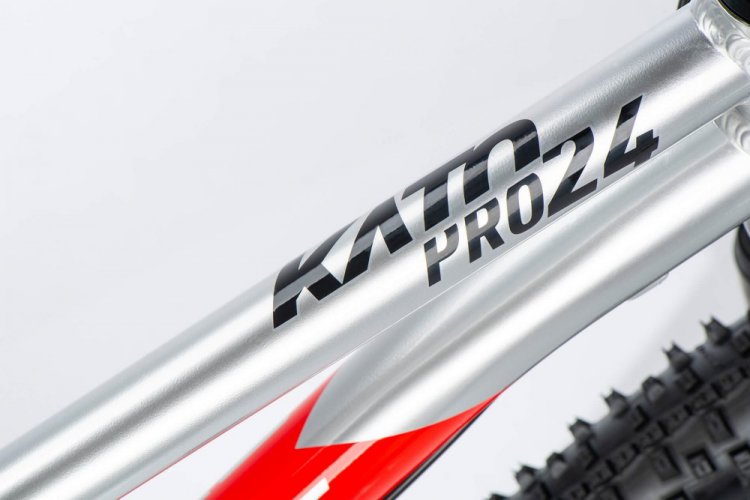 GHOST Kato 24 Pro Silver/Red Gloss (2024)