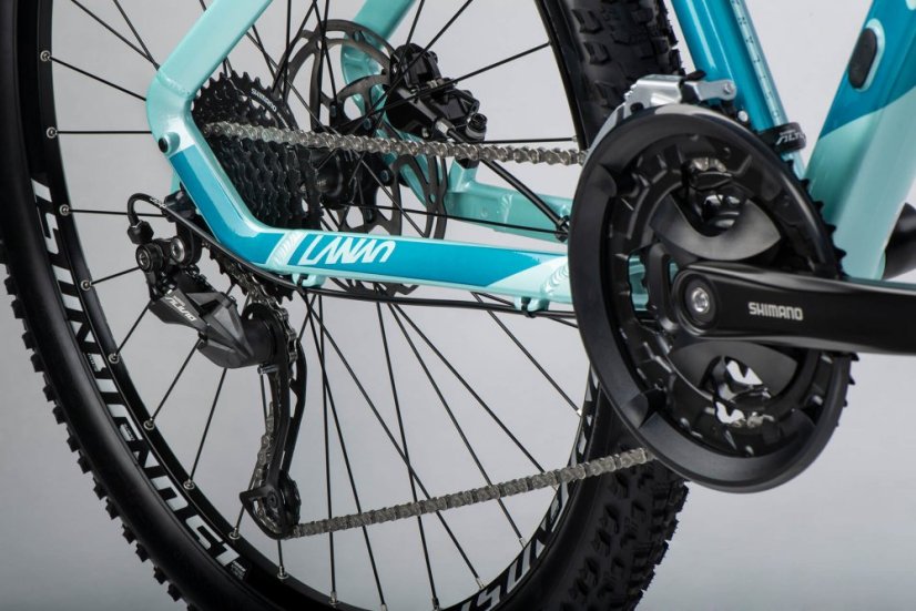 GHOST Lanao Universal 27.5 Light Mint Pearl/Azure Blue Matt (2025) - Varianta: XS