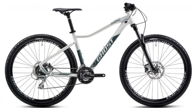 GHOST Lanao Essential 27.5 Pearl White/Green Bay Metallic (2025) - Varianta: S 15.5"