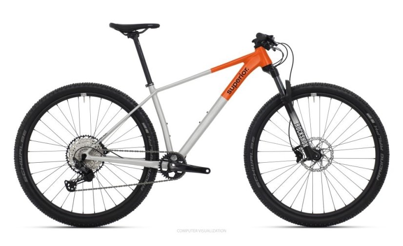 SUPERIOR XP 6.2 / Gloss Brushed Alu / Red - Velikost: 15.5"