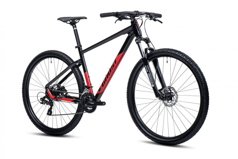 GHOST Kato 29 Black/Riot Red (2025) - Varianta: L 19"