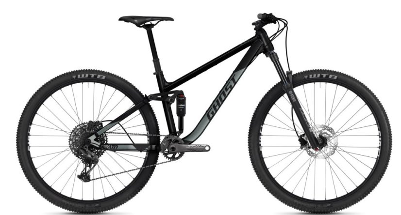 GHOST Kato FS Essential 27.5 Black/Green Bay Metallic Matt (2025) - Varianta: S