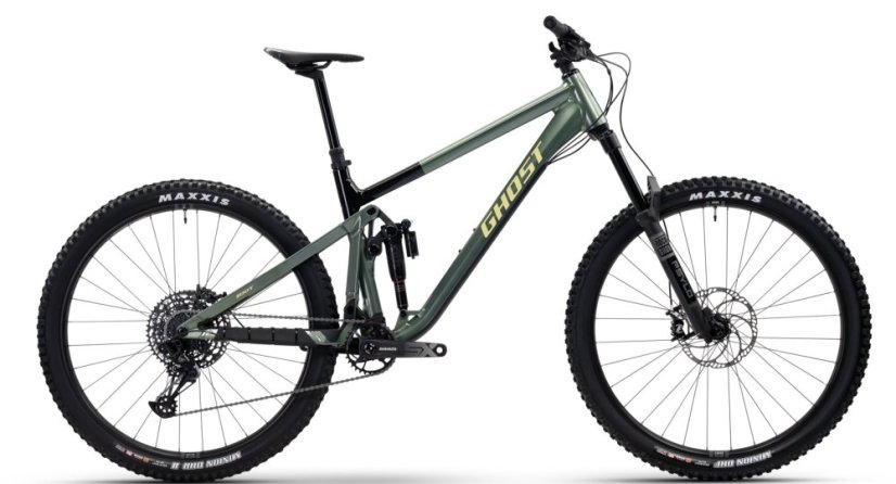 GHOST Riot AM Green Emeral Trail/Black (2025)