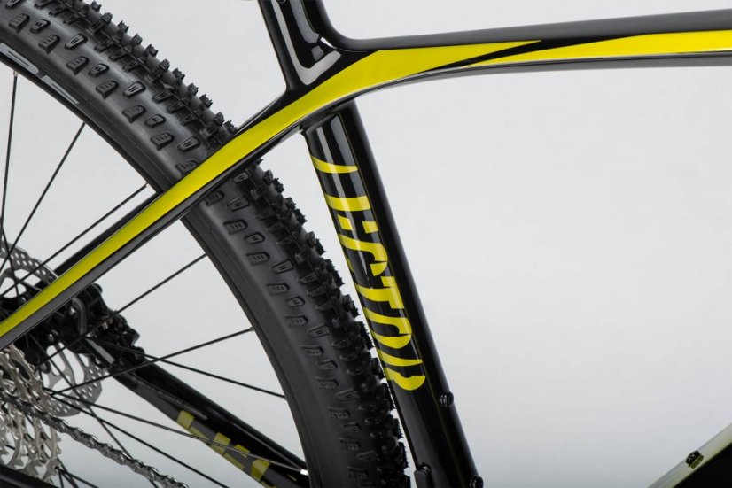 GHOST Lector LC Base Black/Kiwi Green (2022) - Varianta: L