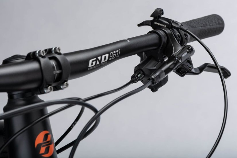 GHOST Kato Advanced 27.5 Black/Monarch Orange Matt (2025) - Varianta: M