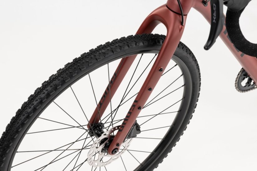GHOST Asket AL Advanced Metallic Rusted Dark Red/Black Matt (2025) - Varianta: L