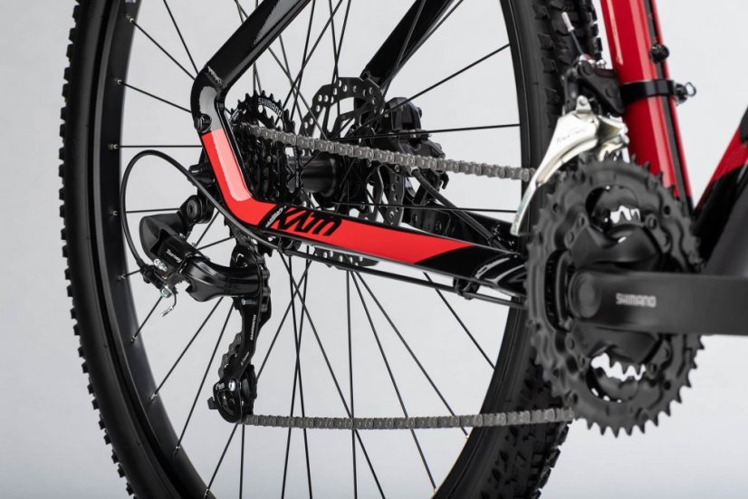 GHOST Kato 29 Black/Riot Red (2025) - Varianta: L 19"
