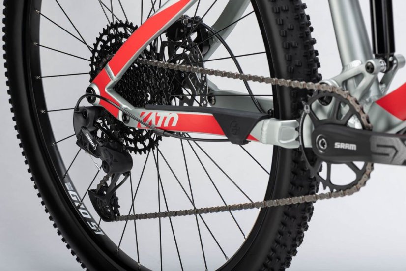 GHOST Kato FS 27.5 Light Grey Pearl/Riot Red (2025) - Varianta: XS