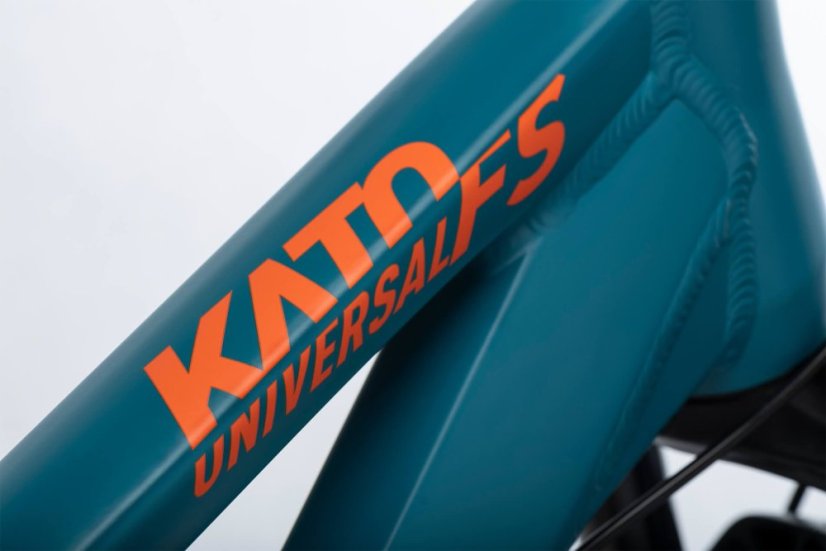 GHOST Kato FS Universal 27.5 Blue Green/Monarch Orange Matt (2025) - Varianta: XS