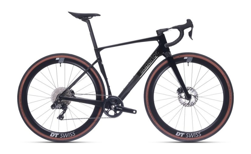 SUPERIOR XR 9.8 GR / Matte Carbon/Gloss Black - Velikost: 700Cx52cm(S)