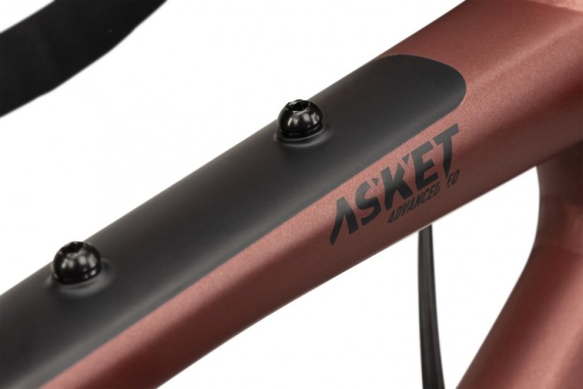 GHOST Asket AL Advanced EQ Metallic Rusted Dark Red (2025)