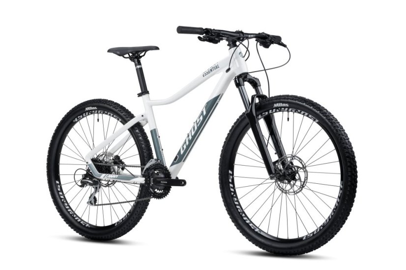 GHOST Lanao Essential 27.5 Pearl White/Green Bay Metallic (2025) - Varianta: S 15.5"